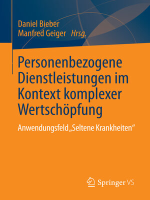 cover image of Personenbezogene Dienstleistungen im Kontext komplexer Wertschöpfung